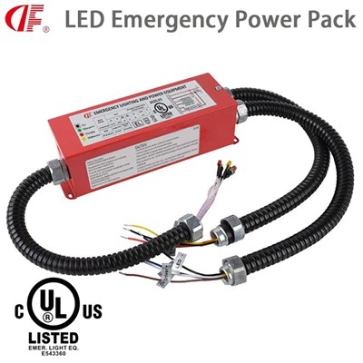 15W LED núdzová batéria pre LED svietidlá UFO High Bay Núdzový čas 90 minút UL CUL Certified, 120-277VAC